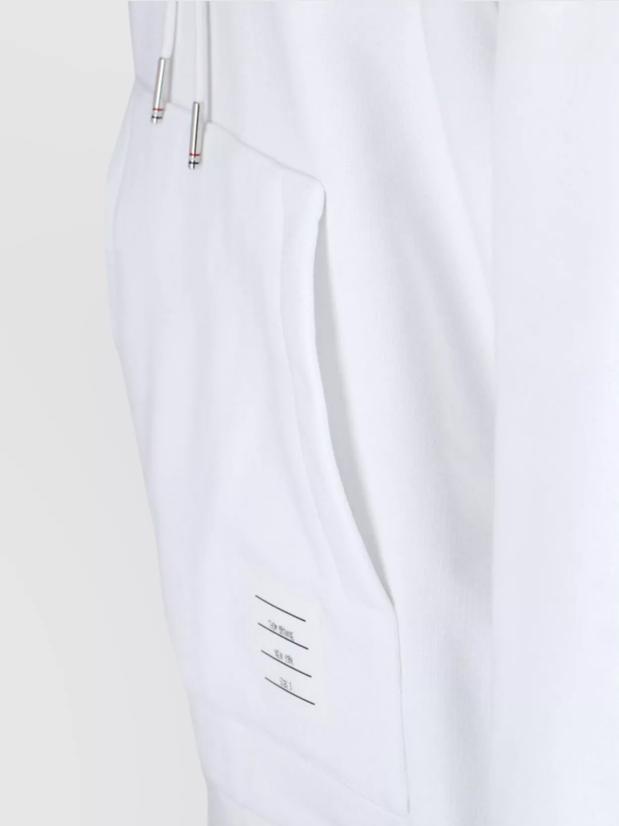 Thom Browne Hooded Sweatshirt With Kangaroo Pocket And Striped Detail