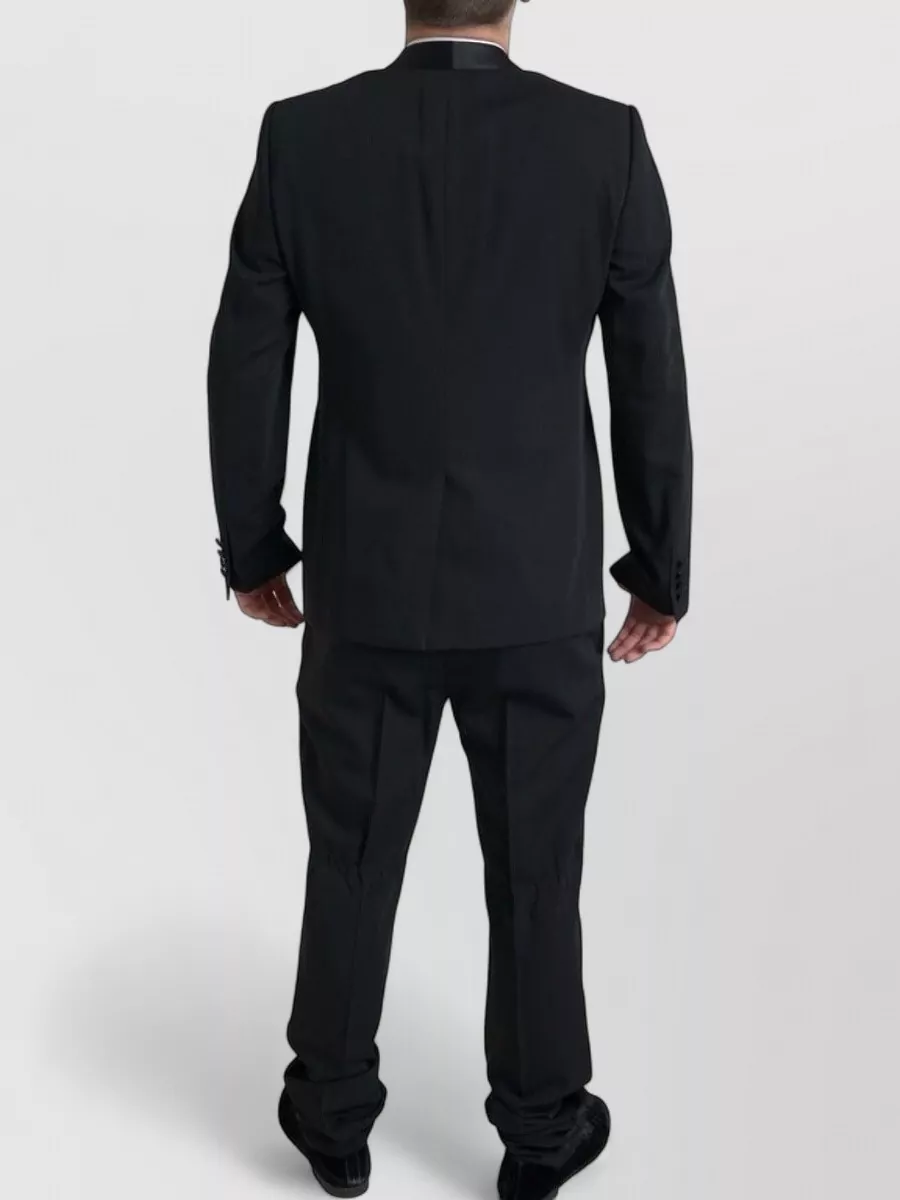 Dolce&Gabbana Virgin Wool Silk Slim-Fit Single-Breasted Suit