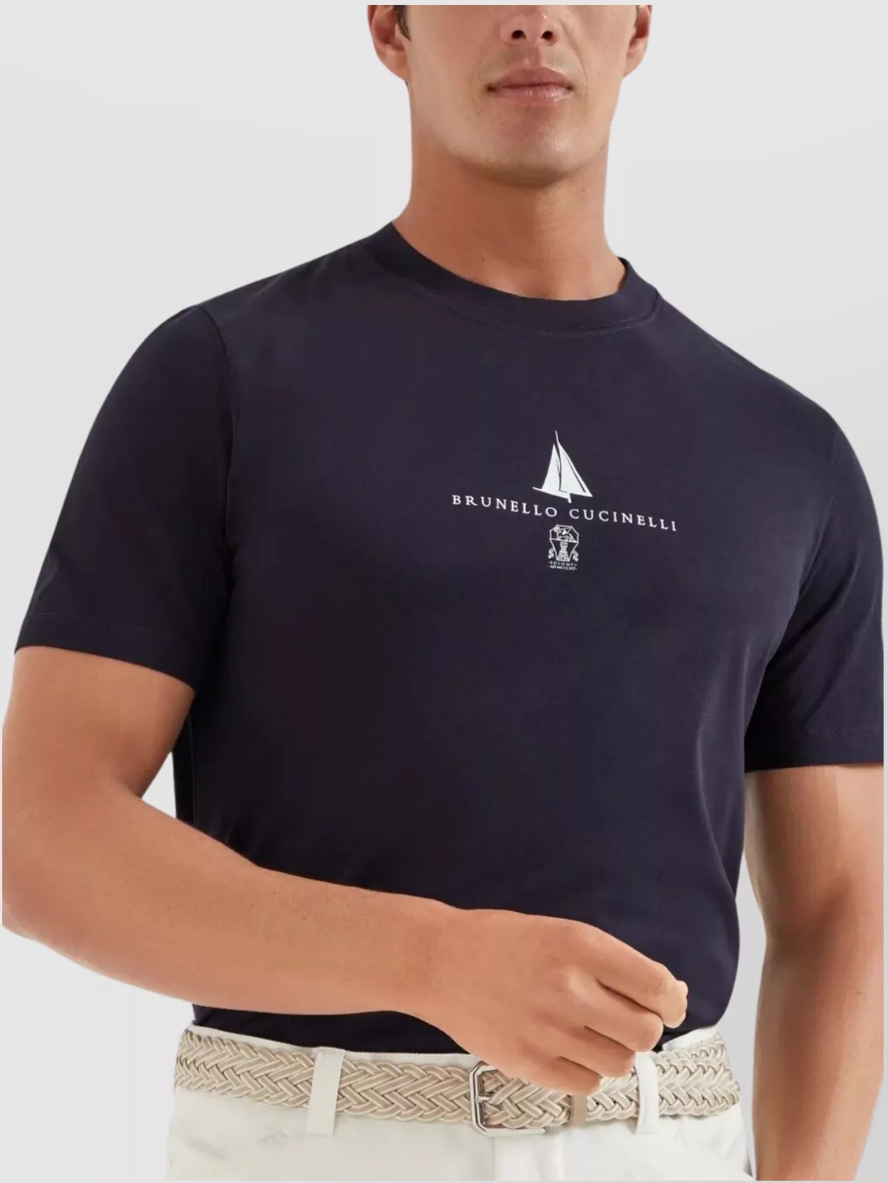 Brunello Cucinelli Basic Round Neck Short Sleeve T-Shirt