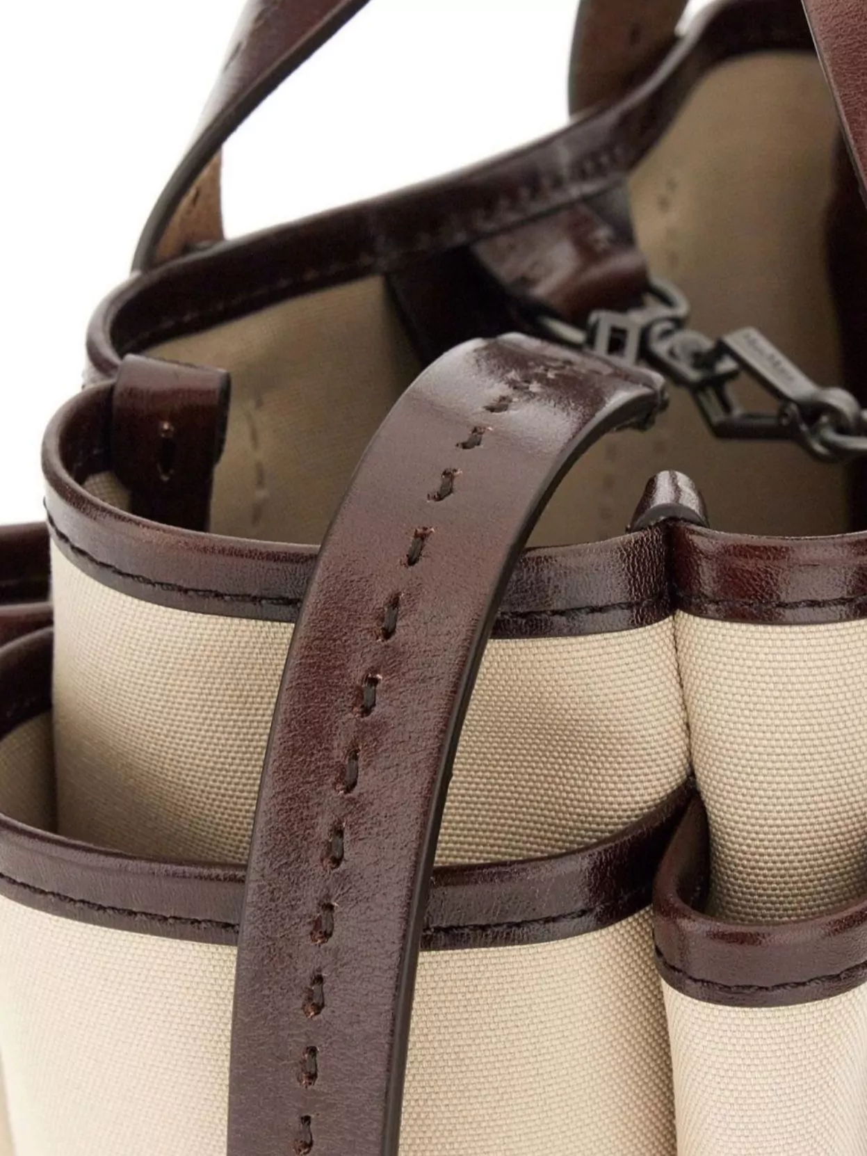 Max Mara Mini Giardiniera Canvas Tote Bag