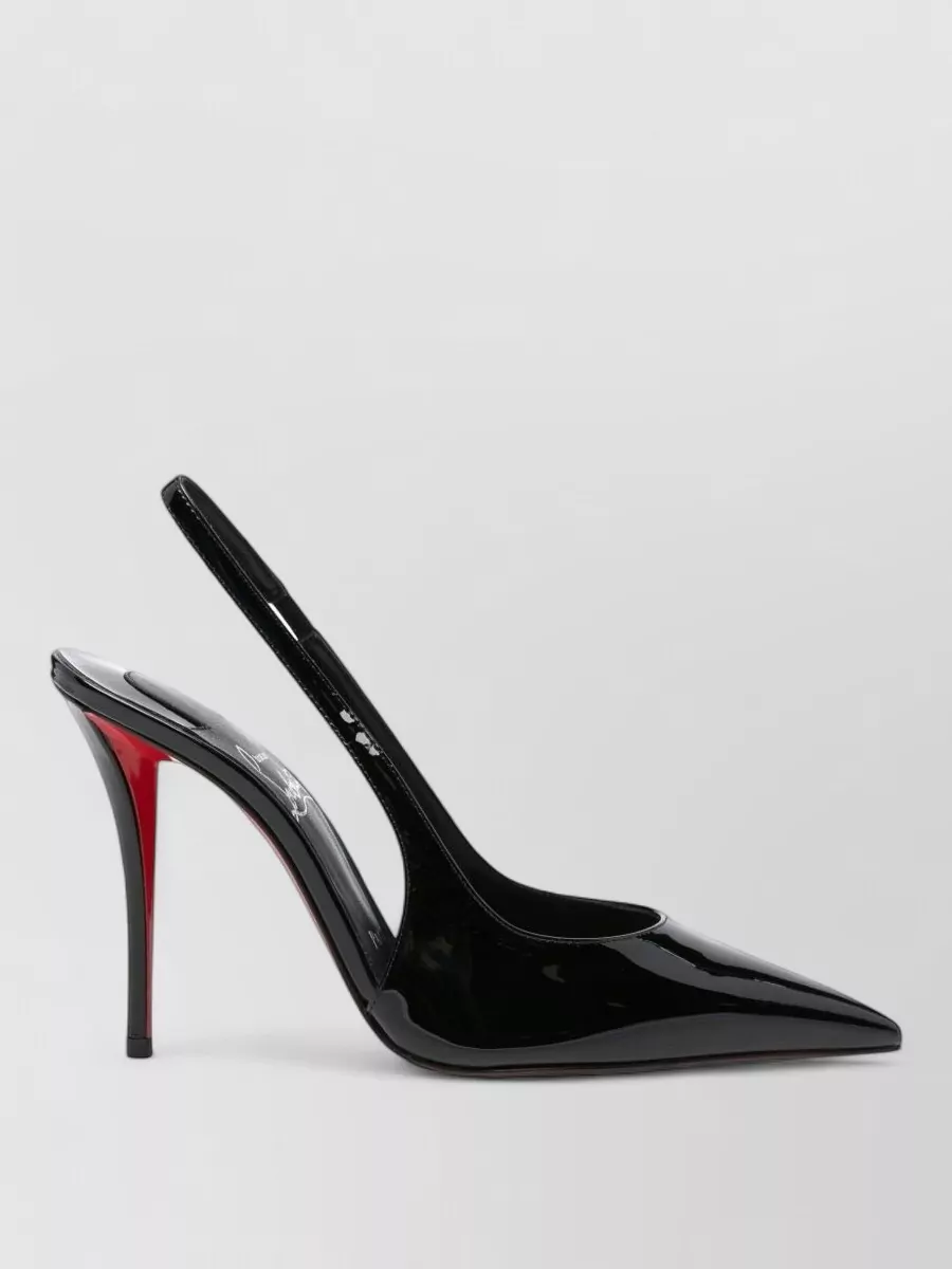 Christian Louboutin Patent leather slingback pumps