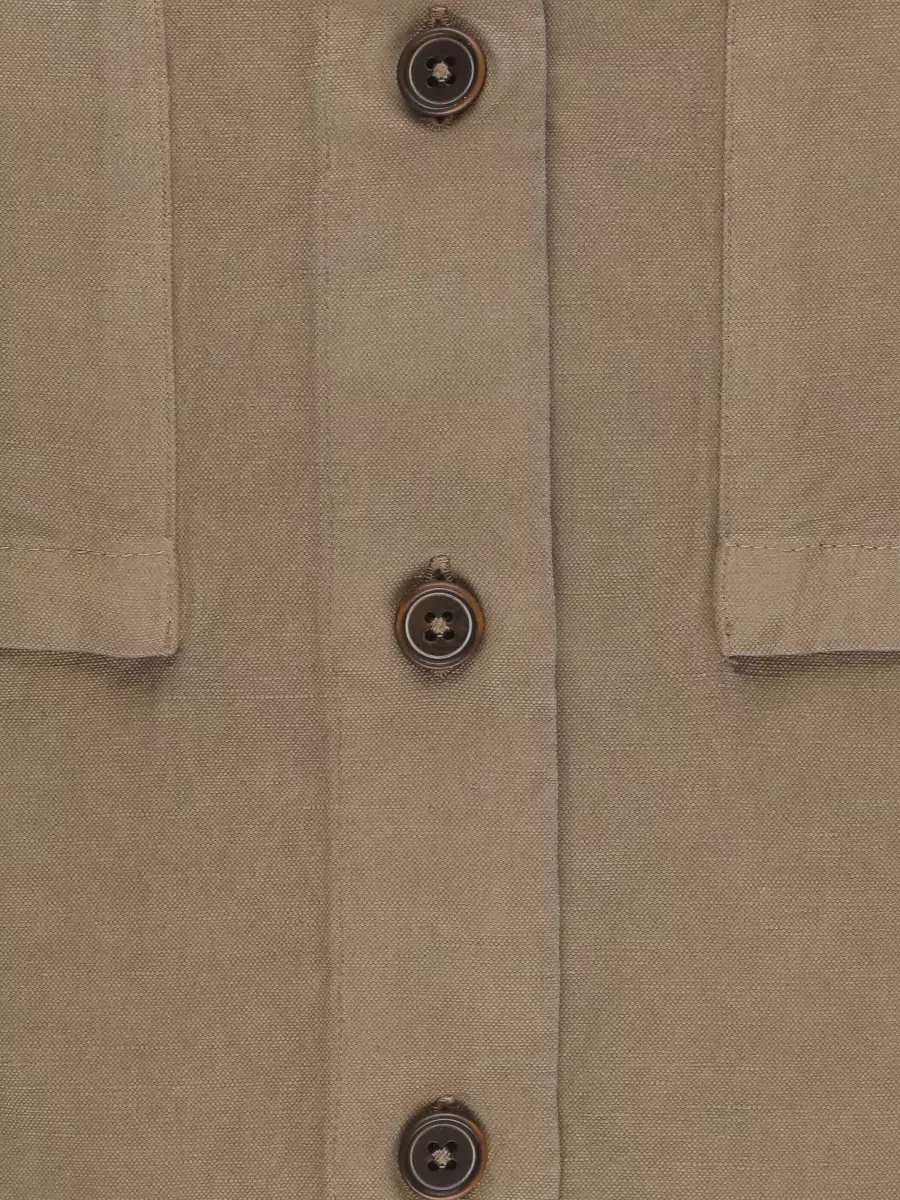 Fay Linen Blend Long-Sleeve Shirt
