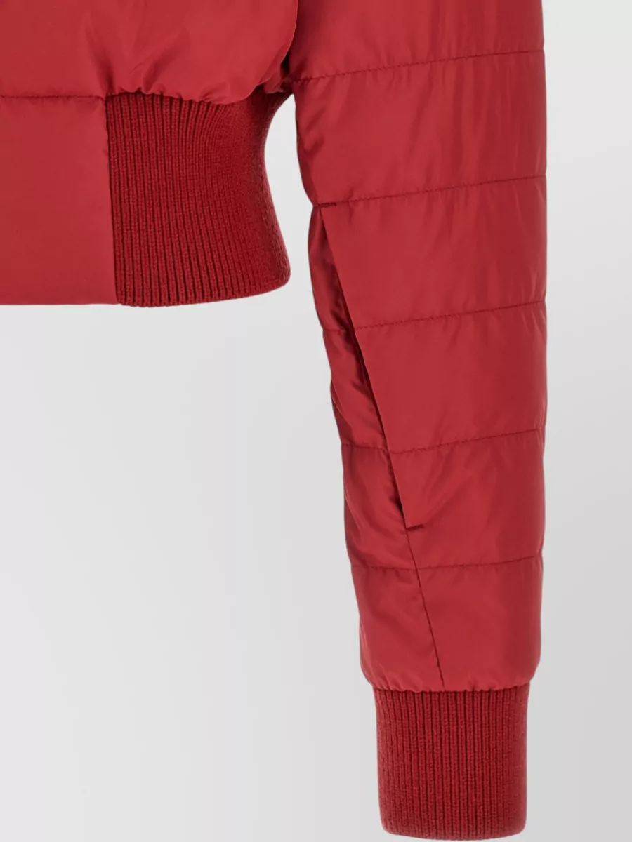 Rick Owens Down Cropped Quilted Puffer Jacket