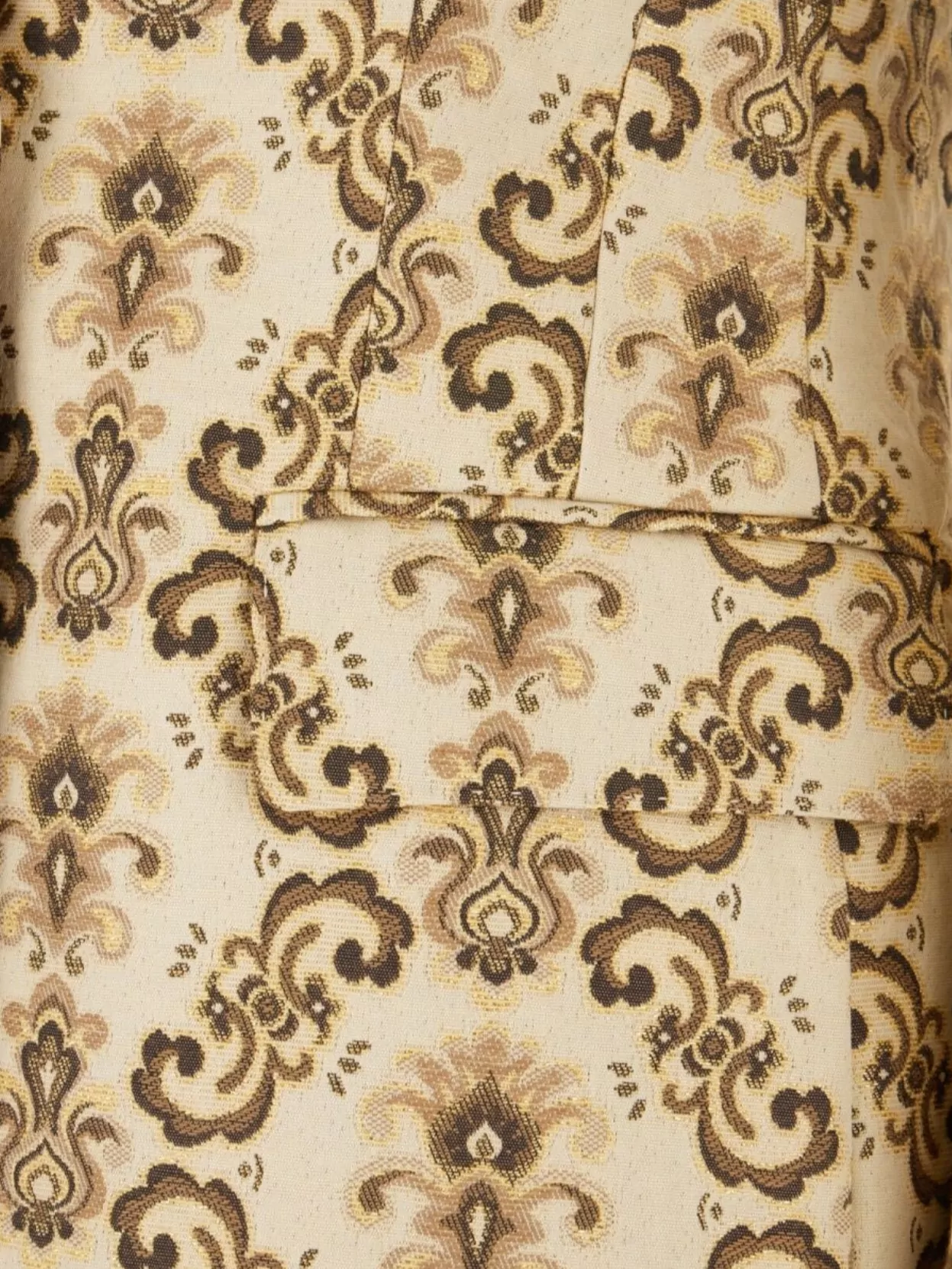 Etro Patterned Polyester Blend Blazer