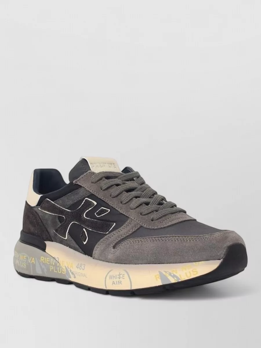 Premiata suede low-top sneakers