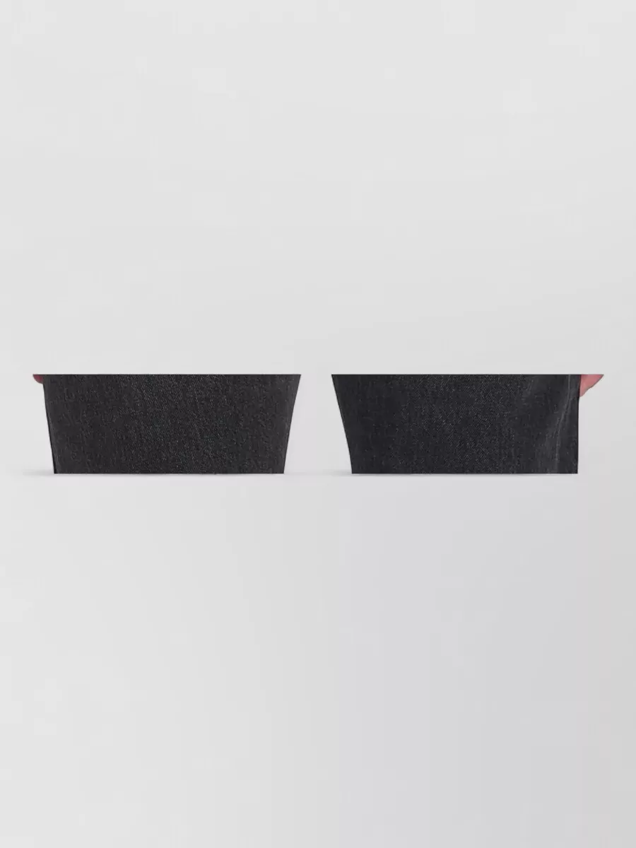 Moncler Grenoble T Shirt Denim Pocket Snap Detail