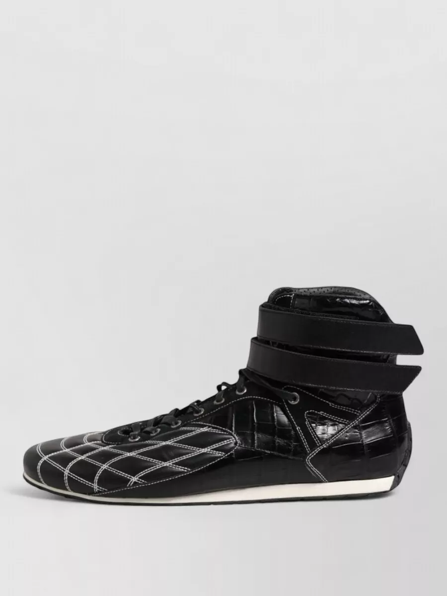 Dolce&Gabbana Quilted Leather High-Top Sneakers