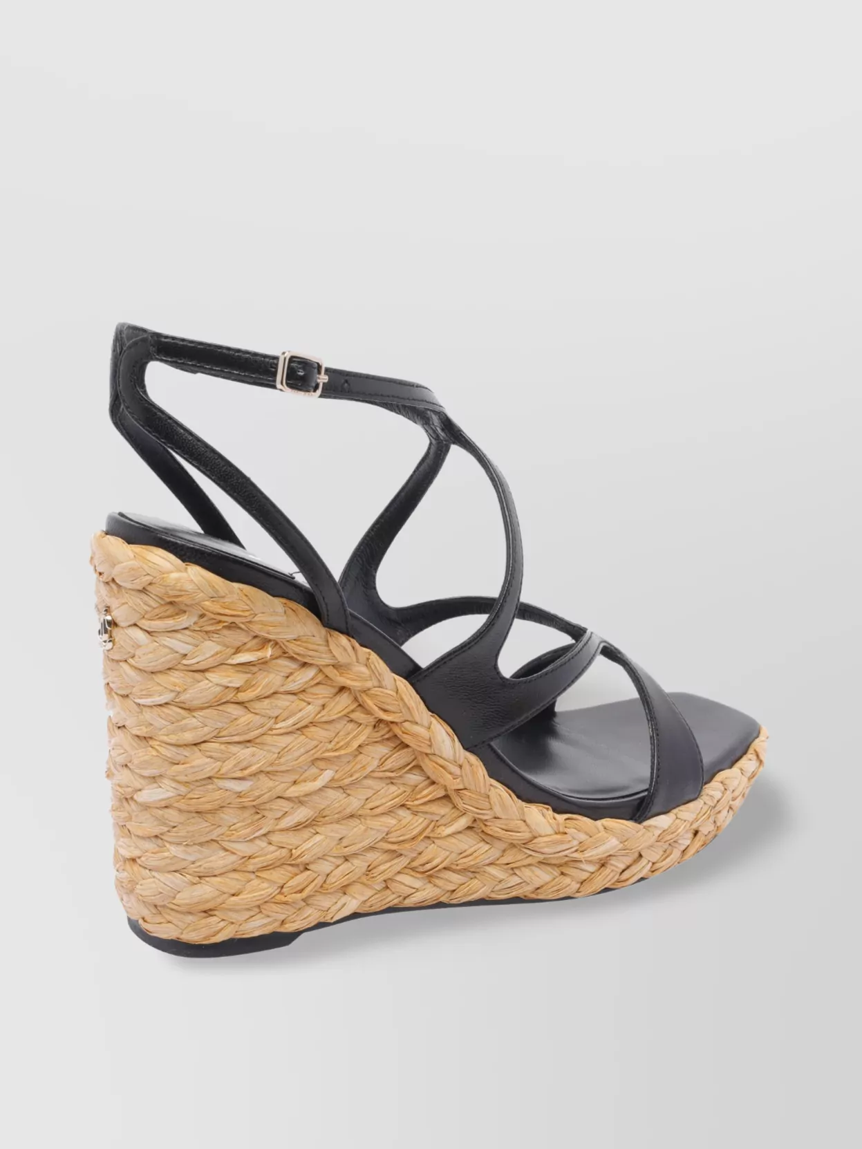 Jimmy Choo Open Toe Leather Strappy Sandals
