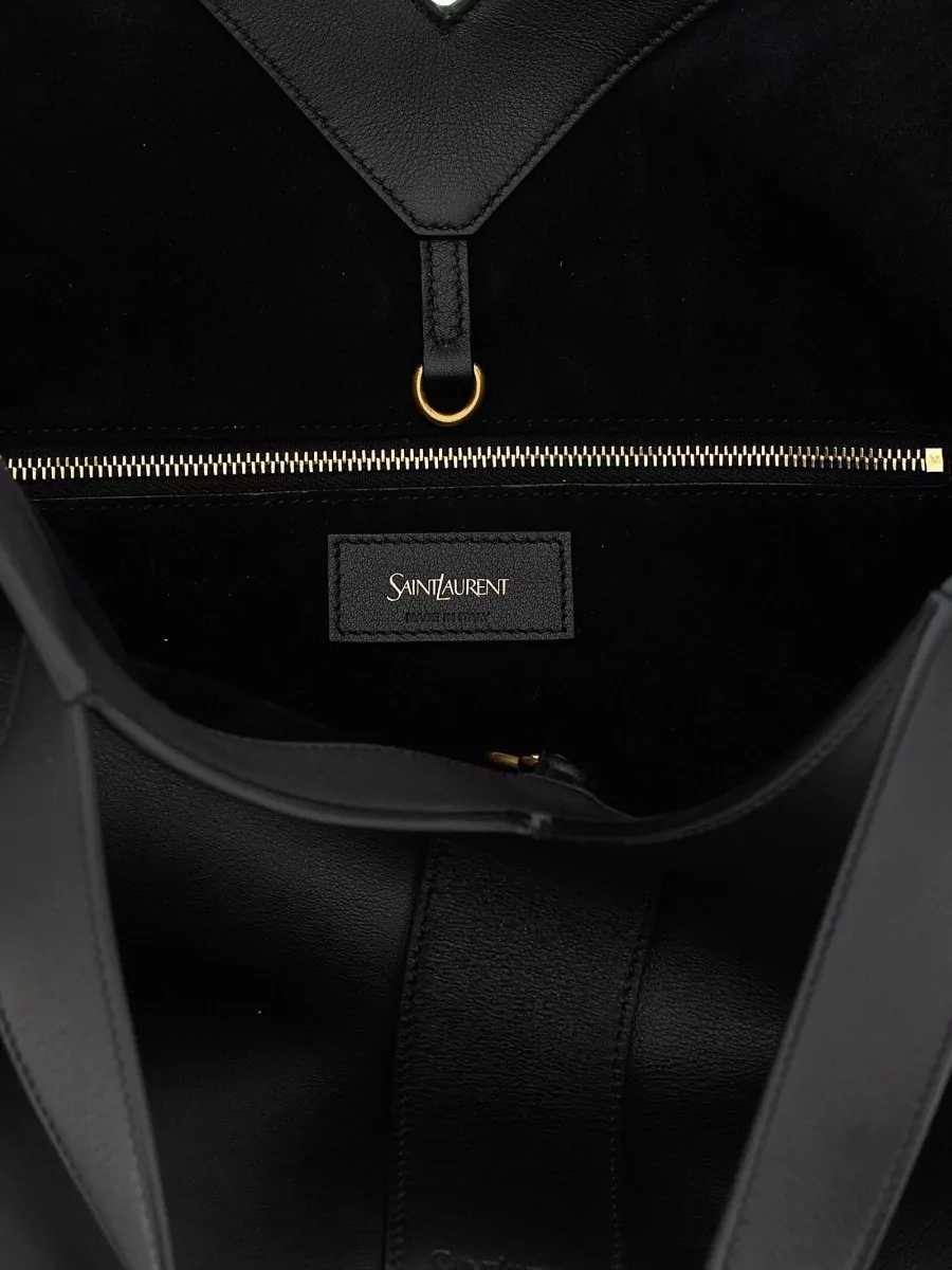 Saint Laurent Y Small Leather Tote Bag