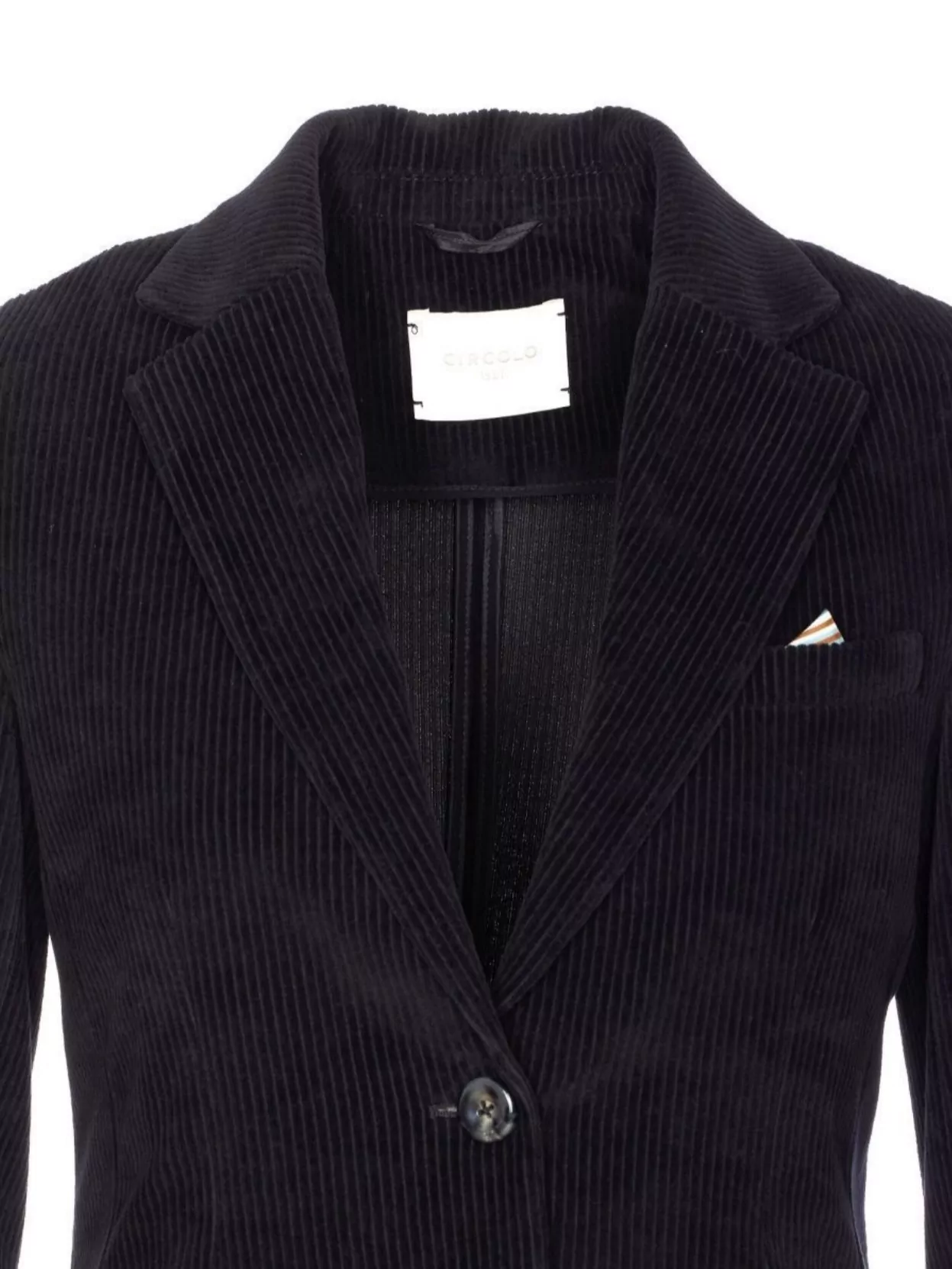 Circolo 1901 Corduroy Texture Jacket Front Pockets