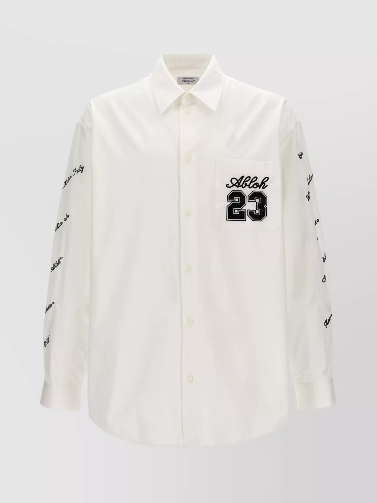 Shop Off-white '23 Logo Heavycoat' Shirt