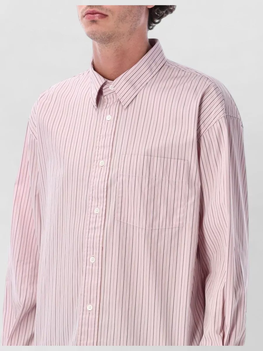 Sunflower Striped Cotton Poplin Shirt