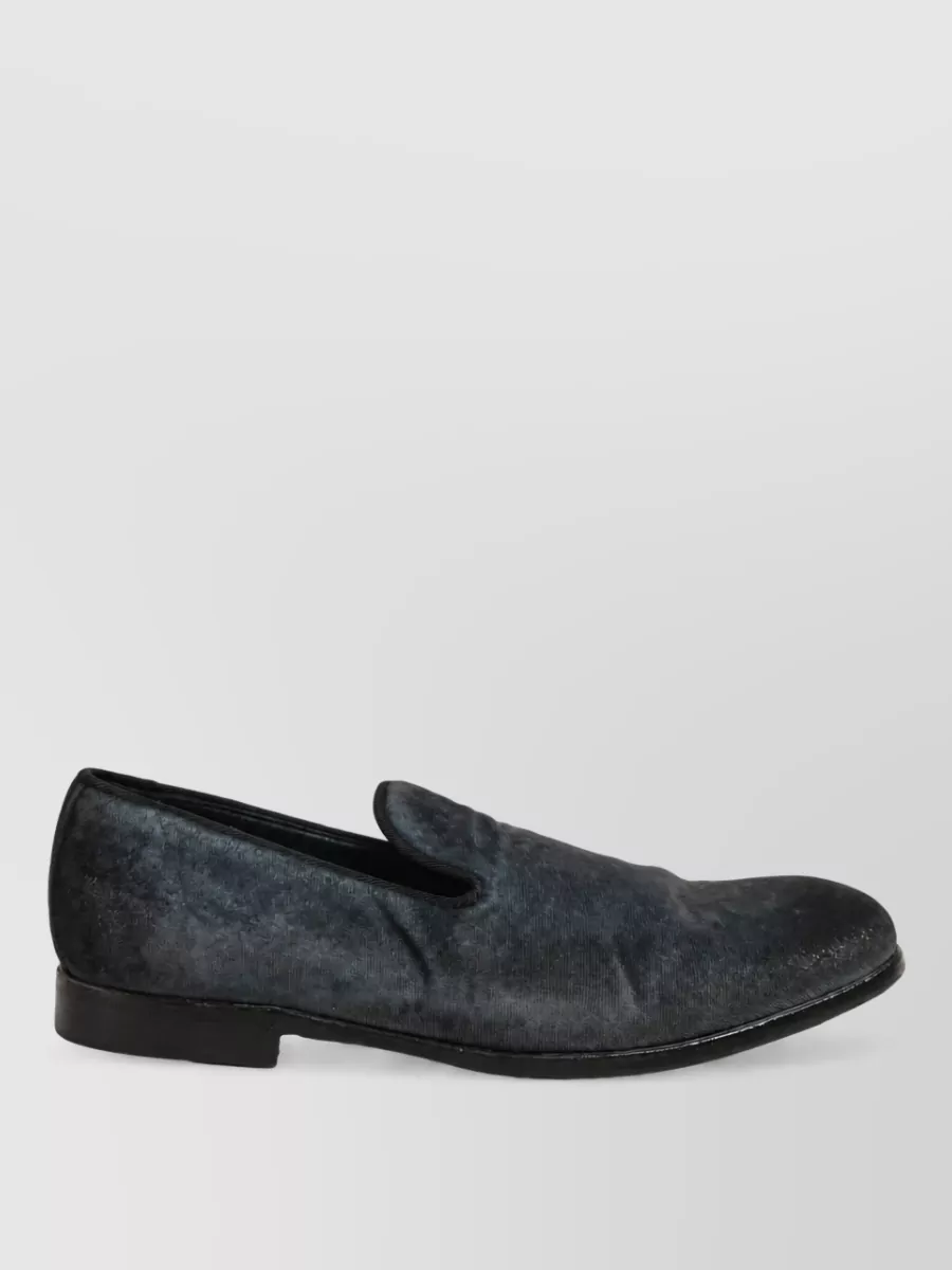 Dolce&Gabbana suede leather monk shoes