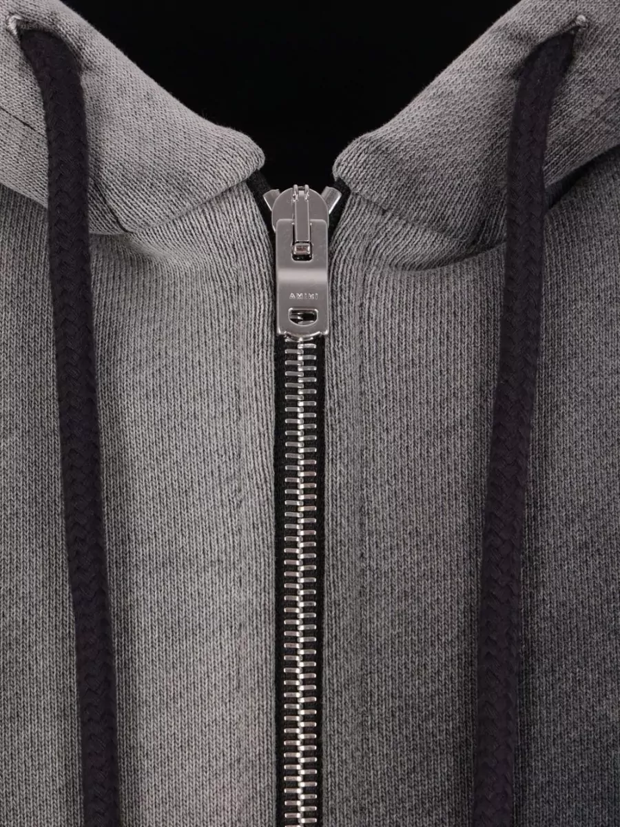 Amiri Hooded Knit Sweatshirt Nylon Silk Blend