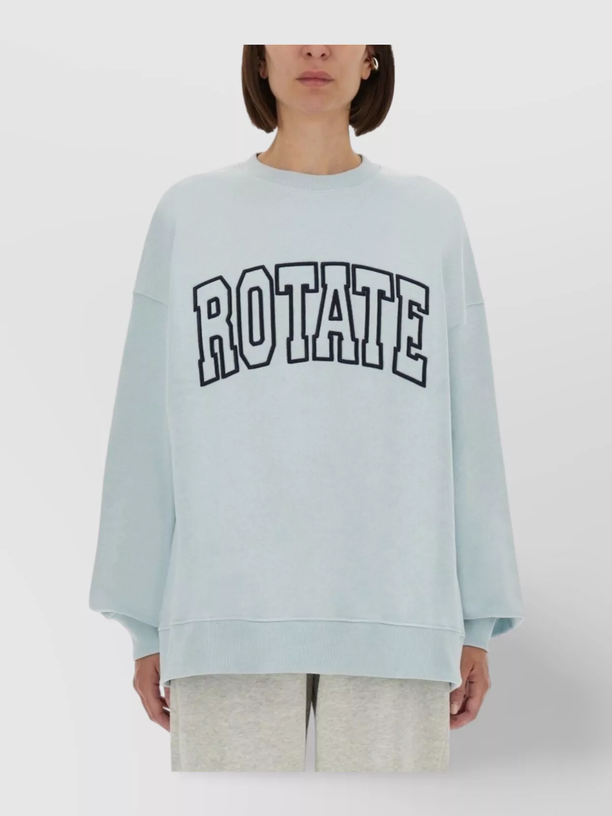 Rotate Birger Christensen Crew Neck Knitwear Oversized Fit
