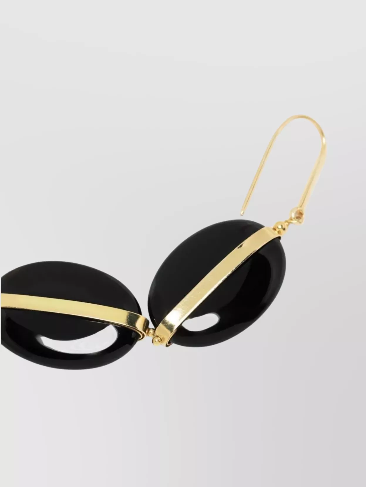 Isabel Marant Oval Shape Gold-Tone Earrings
