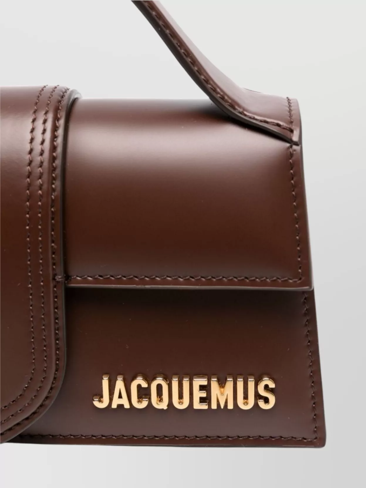 Jacquemus Calf Leather Shoulder Bag With Detachable Strap