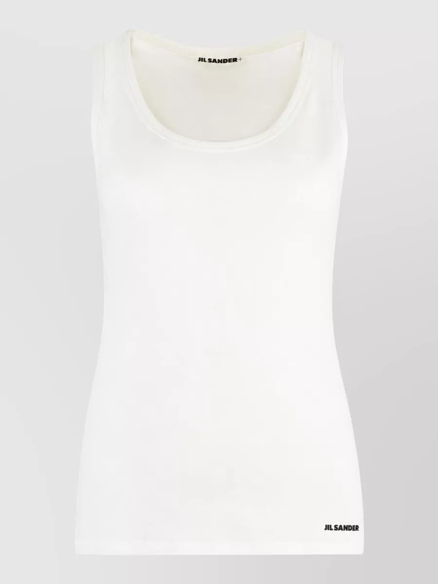 Jil Sander cotton tank top