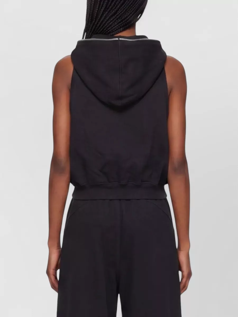 Rick Owens Drkshdw Ribbed Sleeveless Hoodie