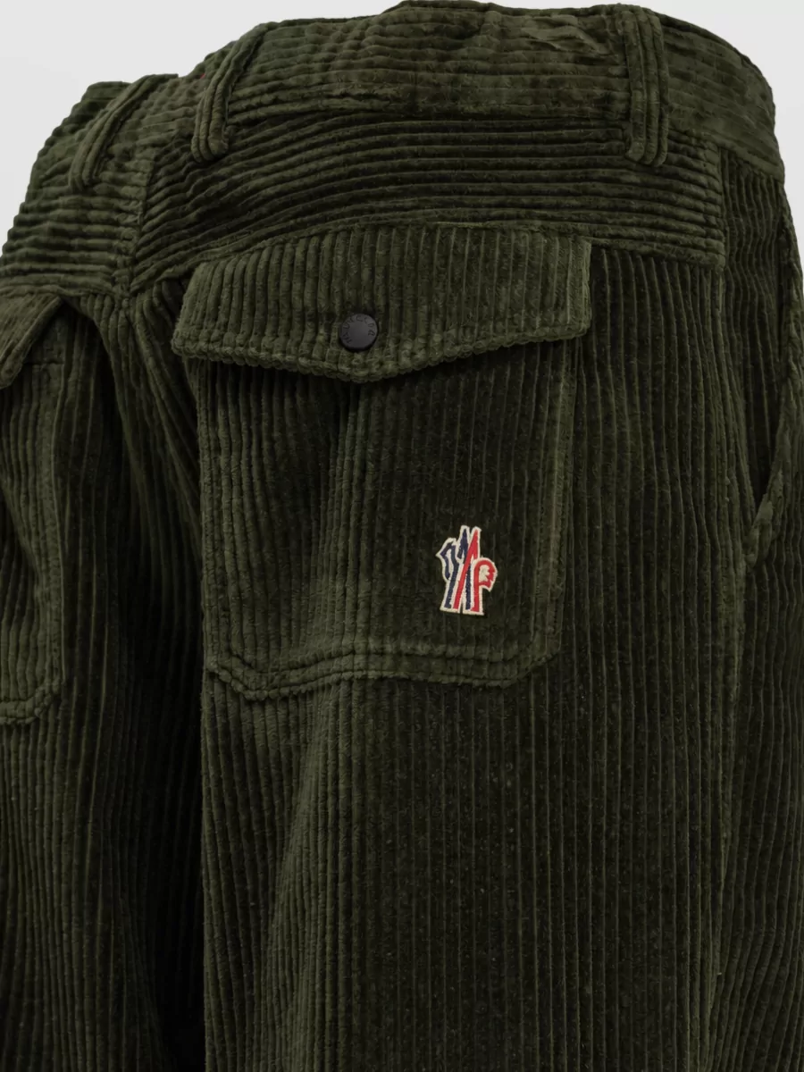 Moncler Grenoble Corduroy Loose-Fit Trousers