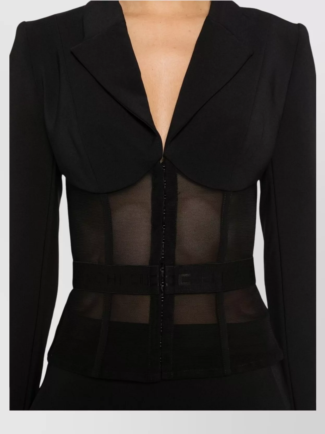 Elisabetta Franchi Short Corset Style Jacket
