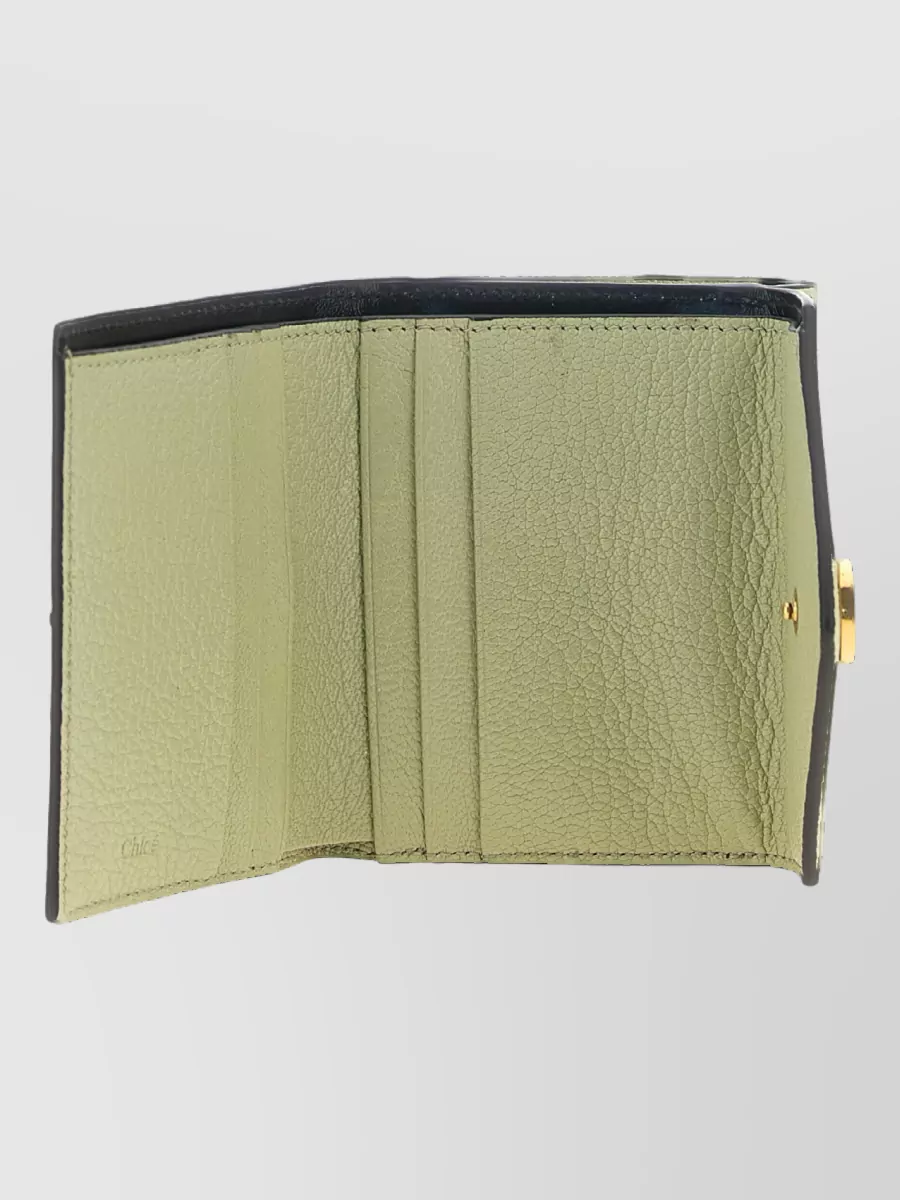 Chloé Leather Envelope Small Tri-Fold Wallet