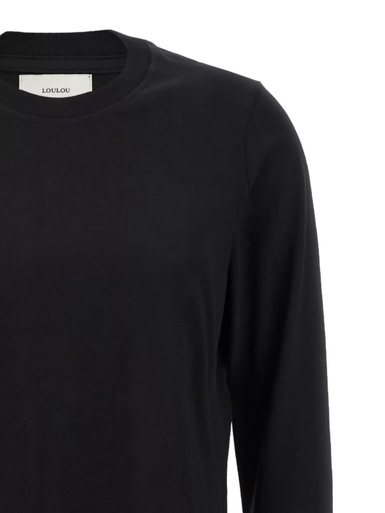Loulou Studio 'Masal' Crew Neck Cropped T-Shirt