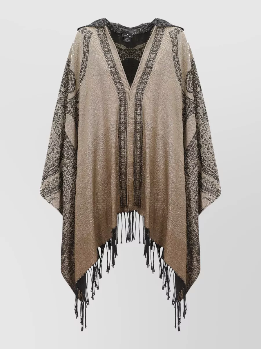 Etro wool cape