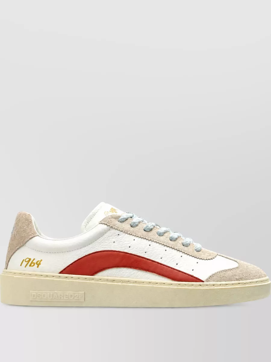 Dsquared2 Leather Lace-Up Sneakers