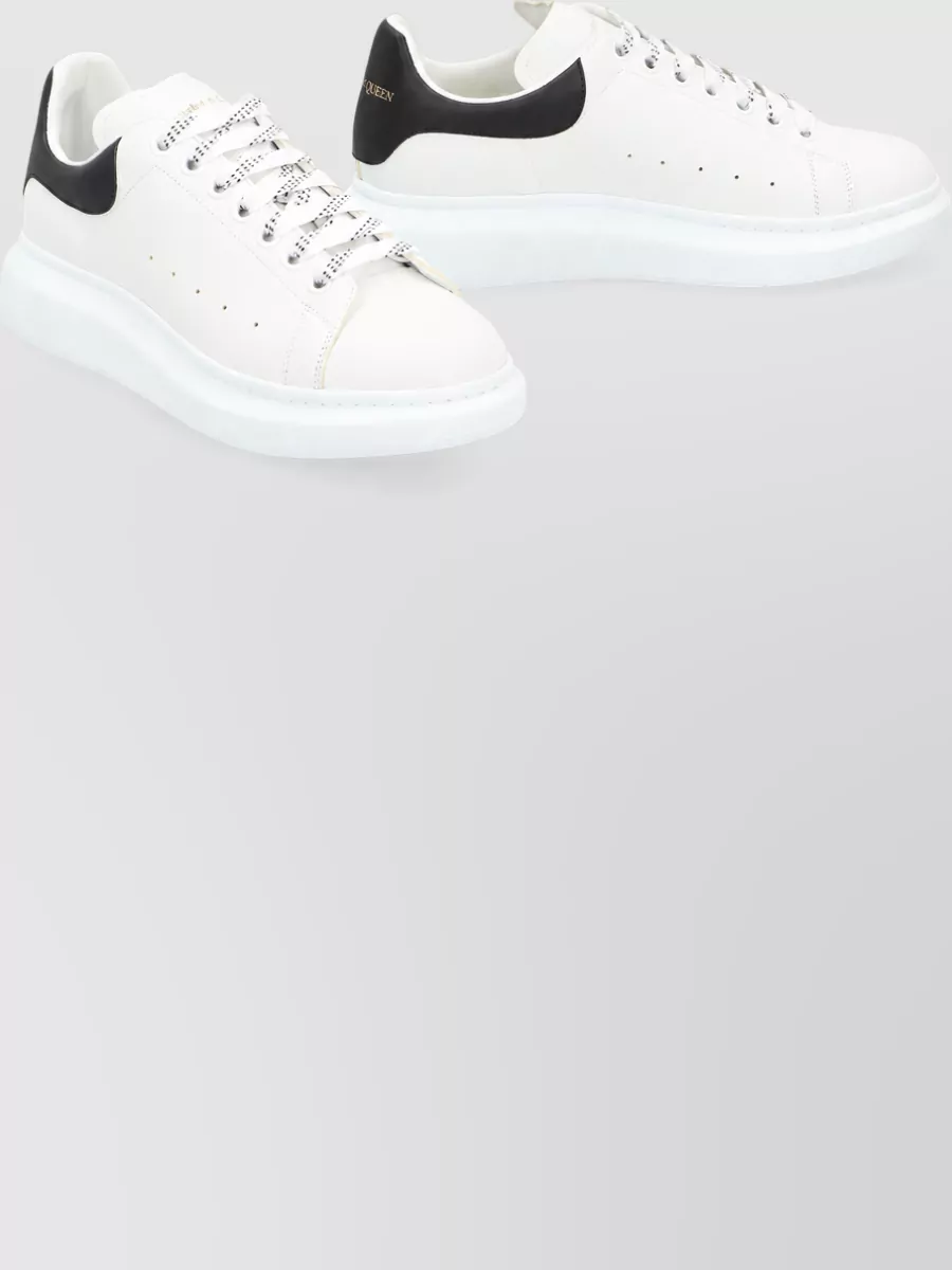 Mc Queen Leather Chunky Low-Top Sneakers