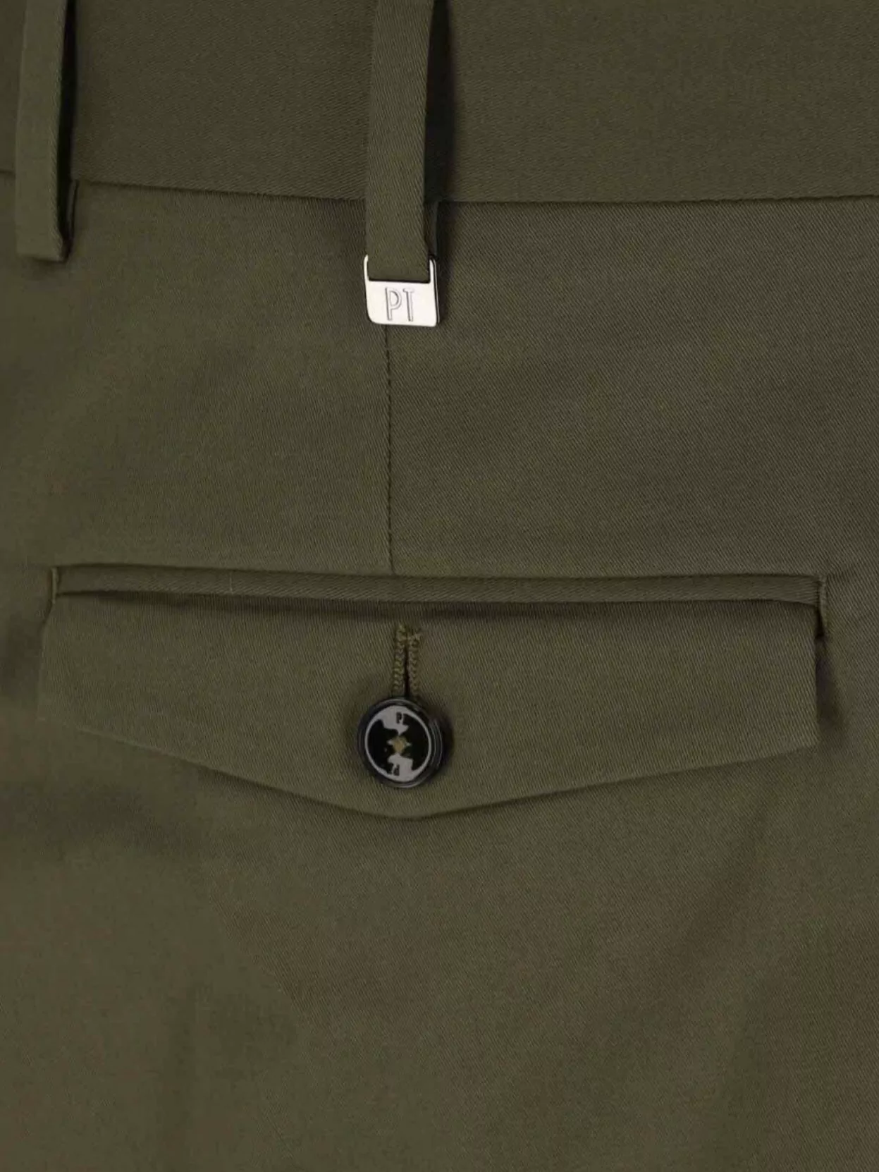 Pt Torino Straight Trousers With Cuffed Hem And Pleated Front