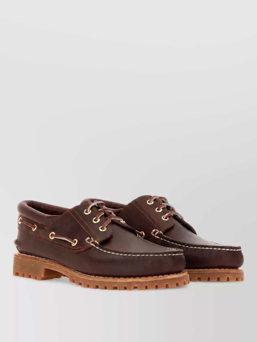 Timberland leather boat shoes
