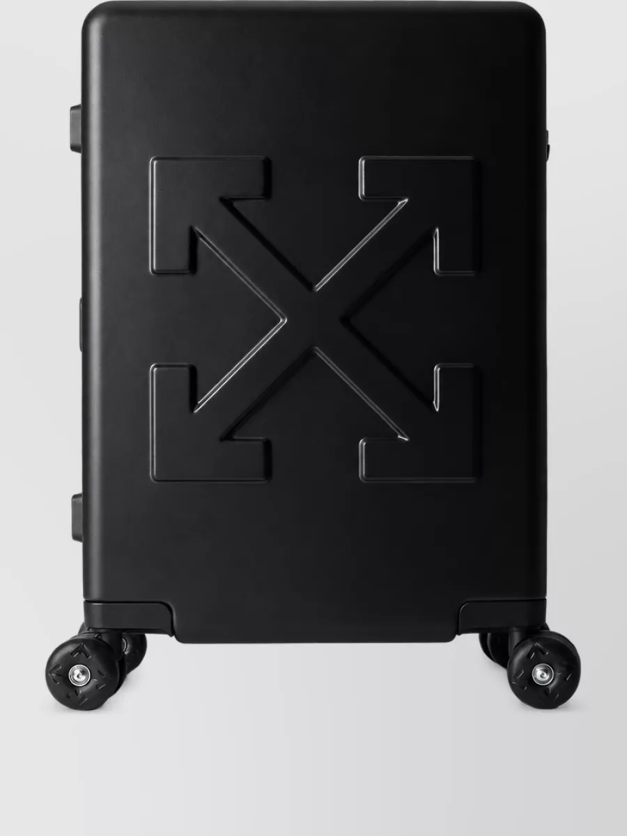 Off-White arrow hard-shell suitcase