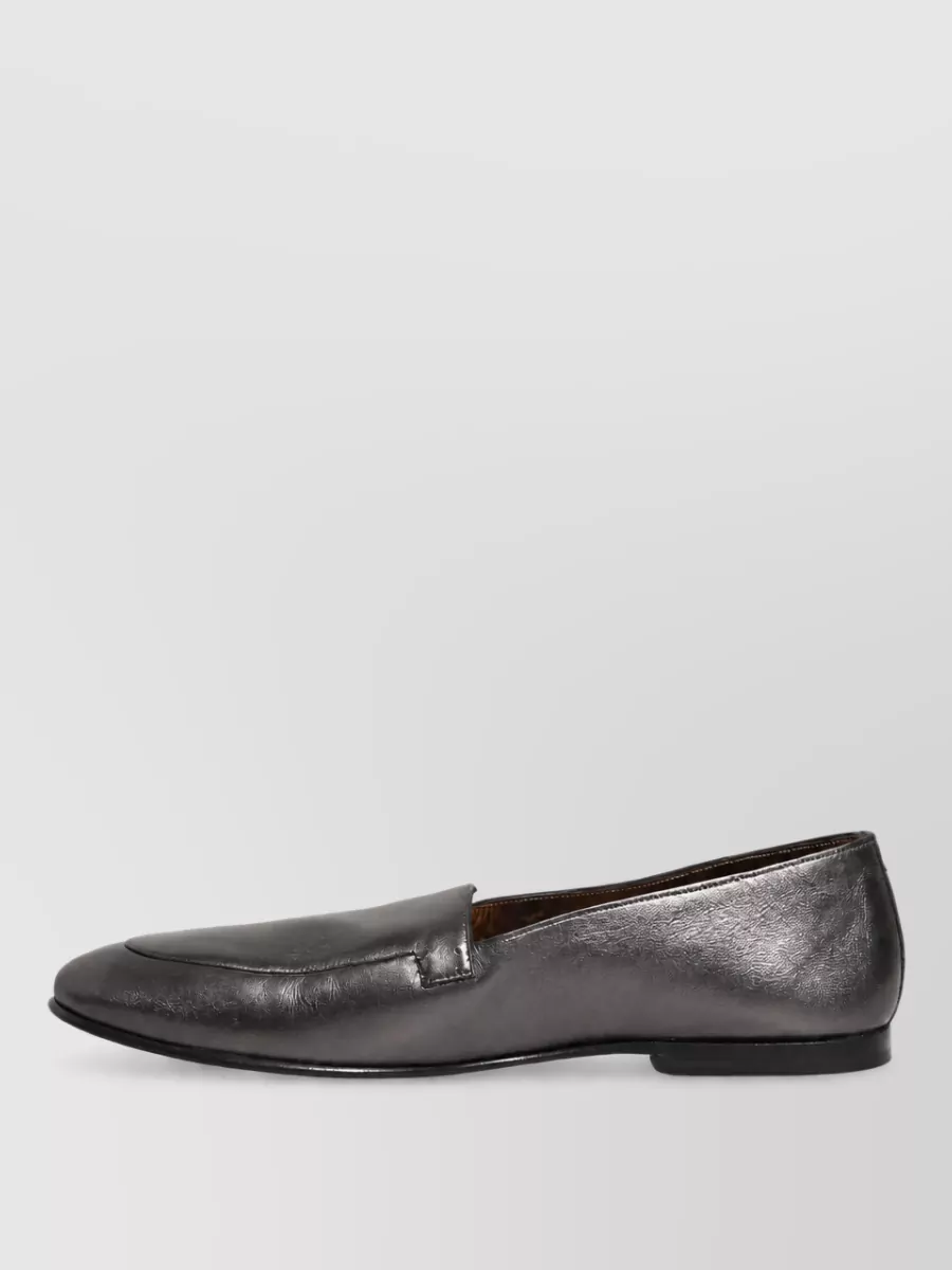 Dolce&Gabbana Leather Slip-On Loafers