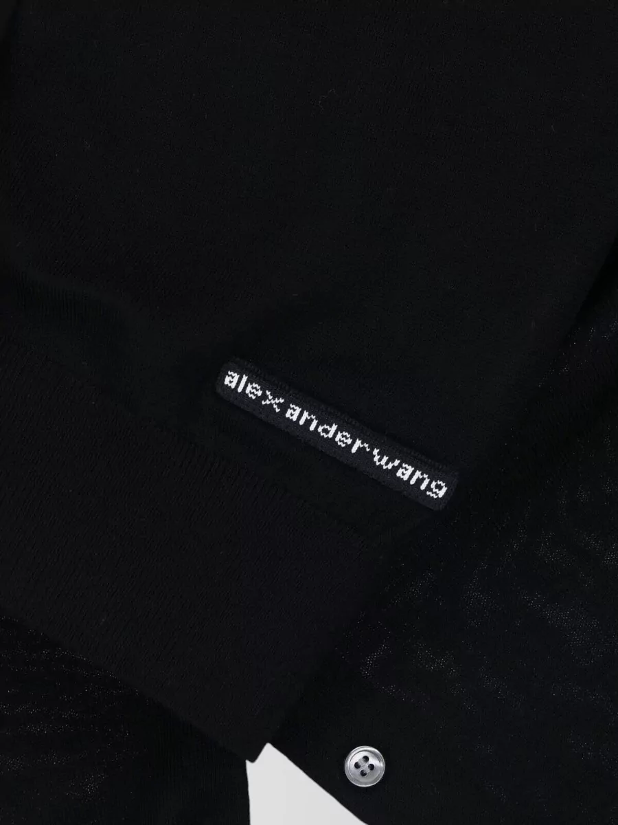 Alexander Wang Wool Crewneck Cardigan