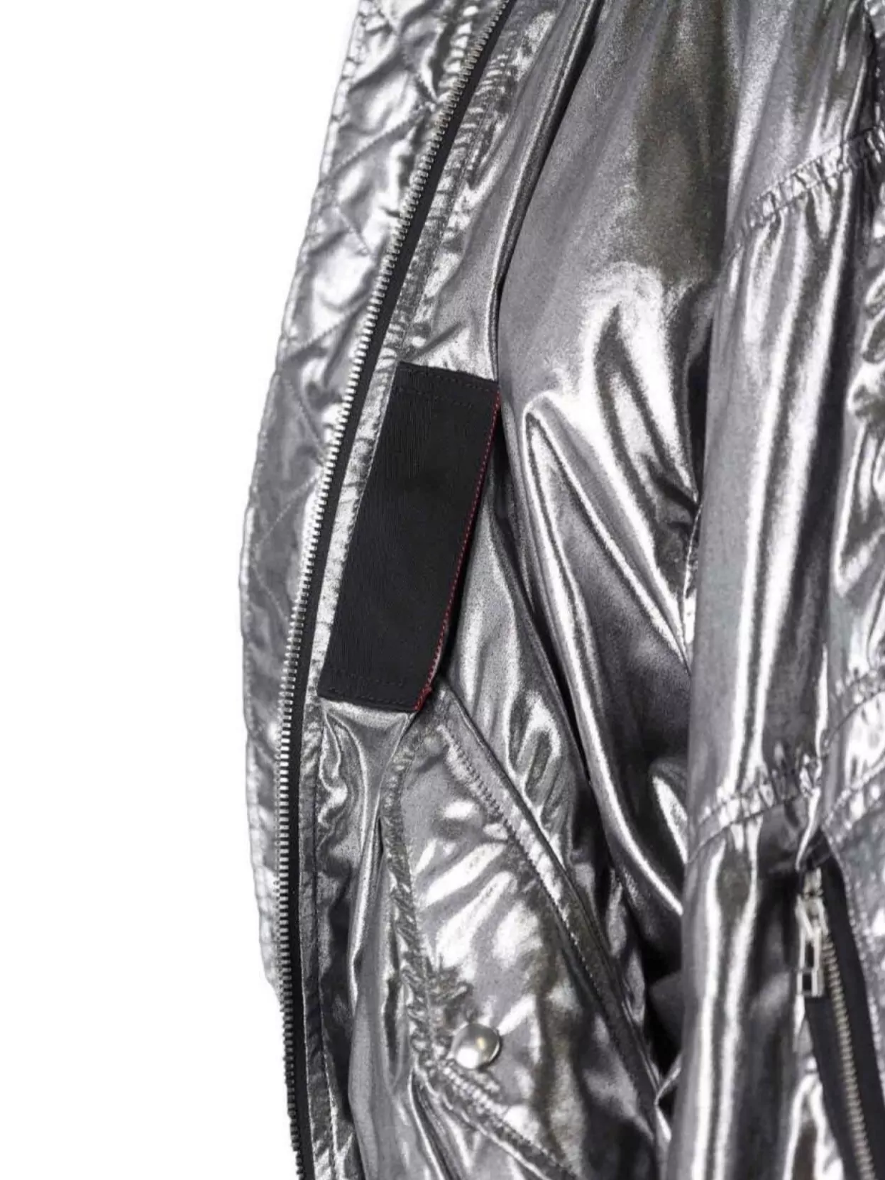 Junya Watanabe Casual Jacket With Elasticated Hem And Metallic Finish