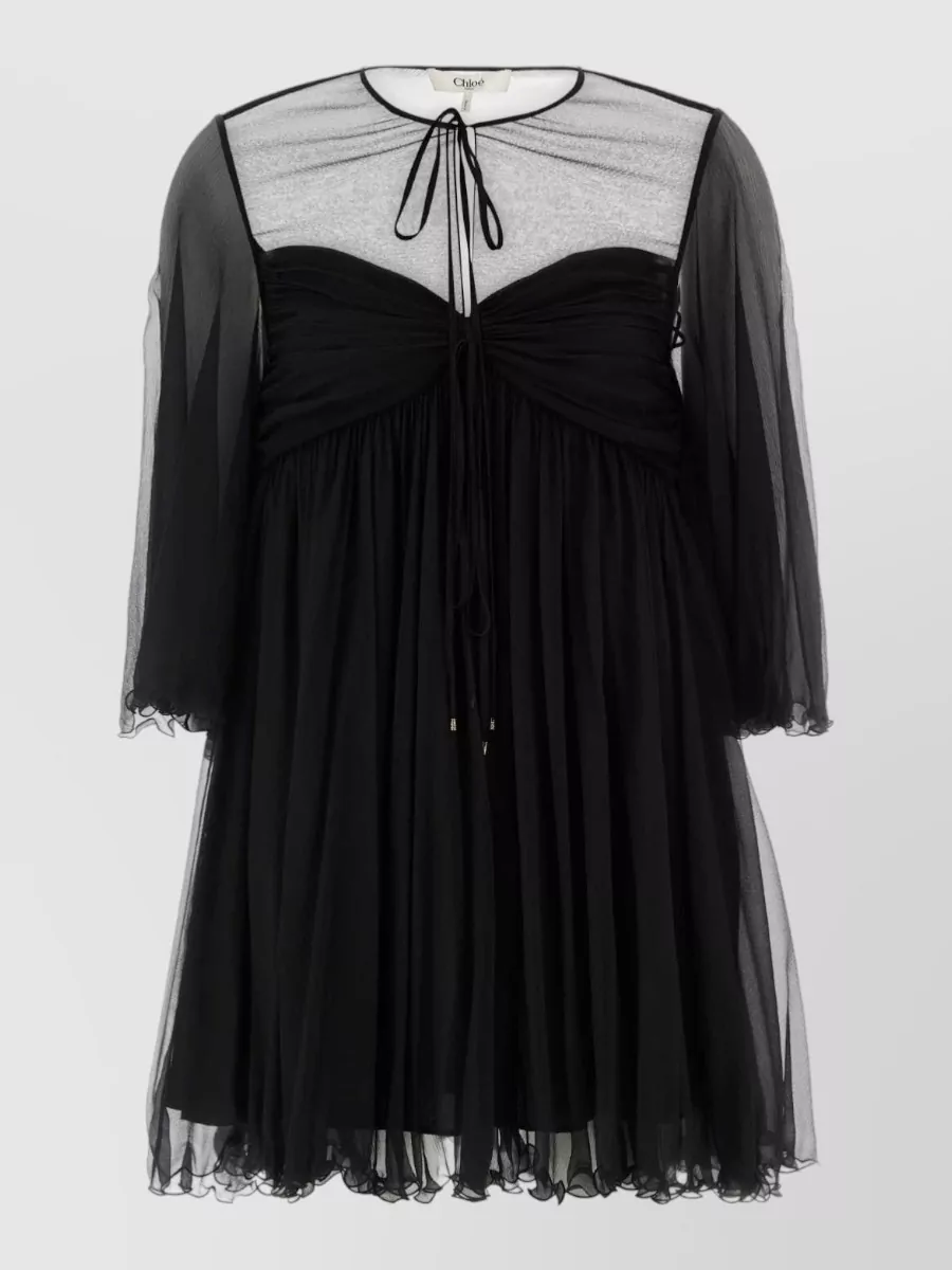 Chloé Silk mini dress