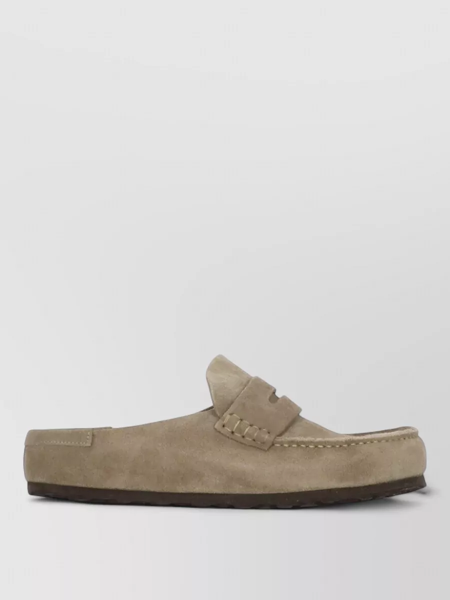 Birkenstock Leather Flat Mules
