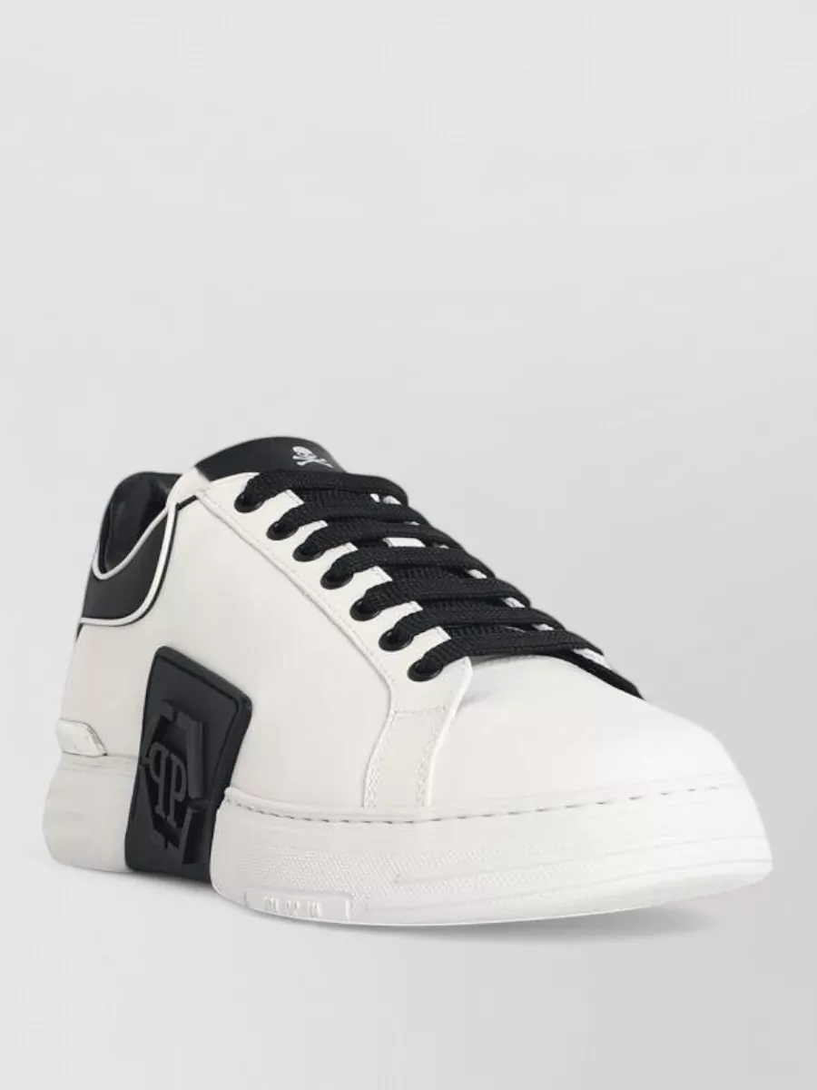 Philipp Plein Phantom Leather Sneakers Low Top Design