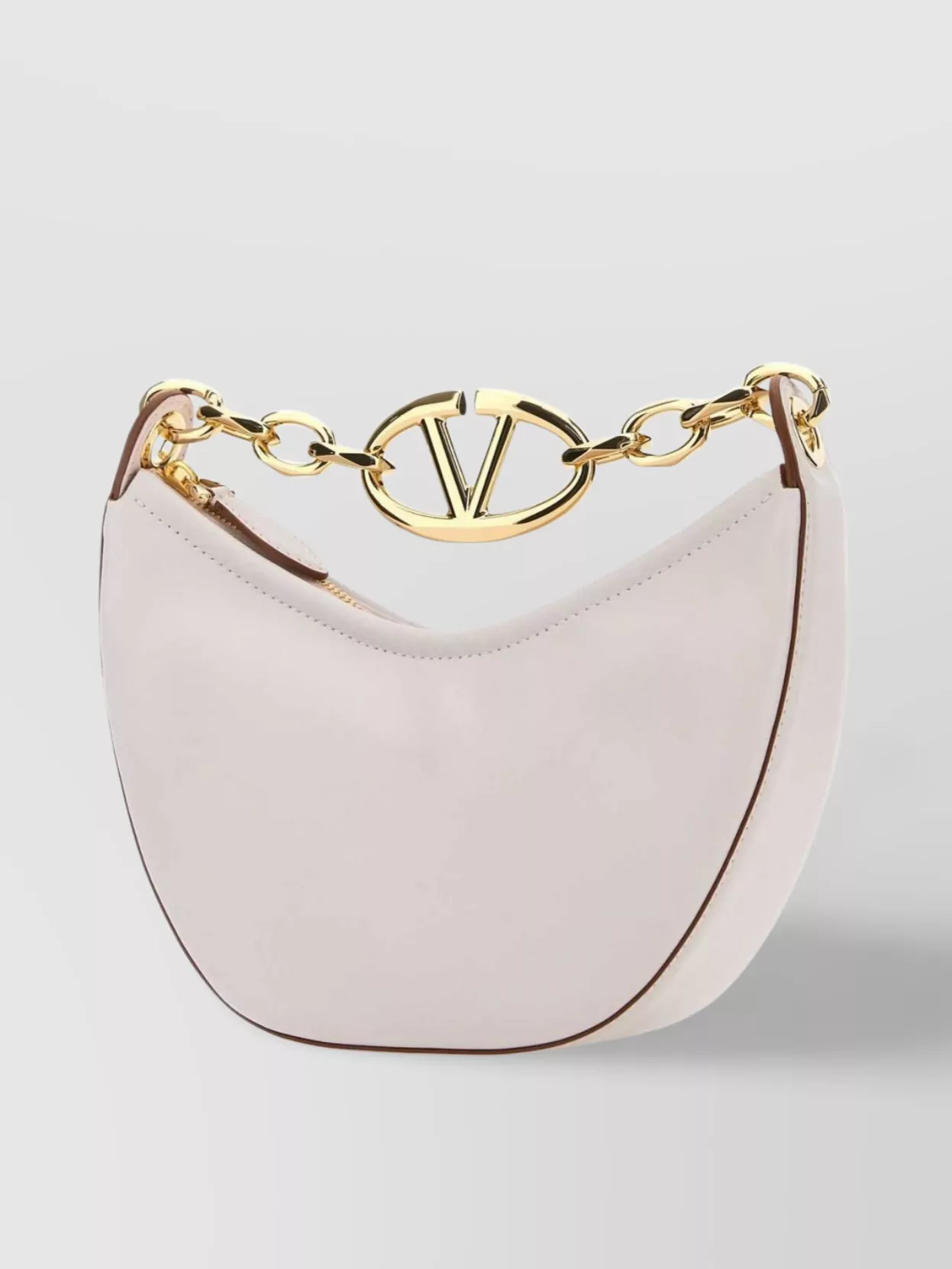 Shop Valentino Mini Hobo Vlogo Moon Shoulder Bag