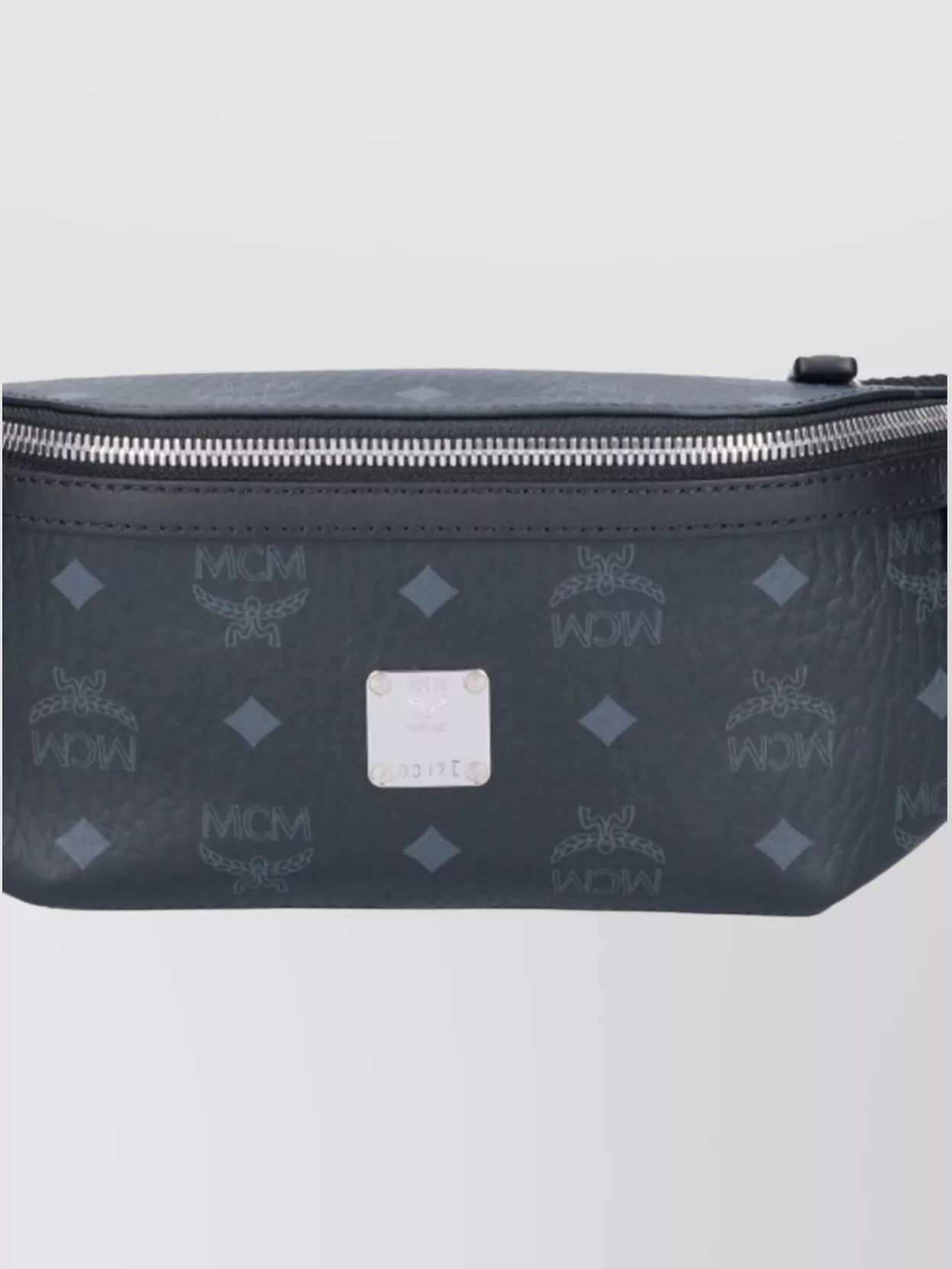 Mcm Logo Print Adjustable Strap Shoulder Bag