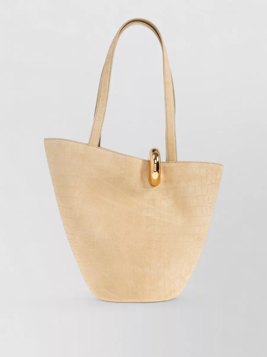 Jacquemus Le Bambola Medium Leather Bucket Bag
