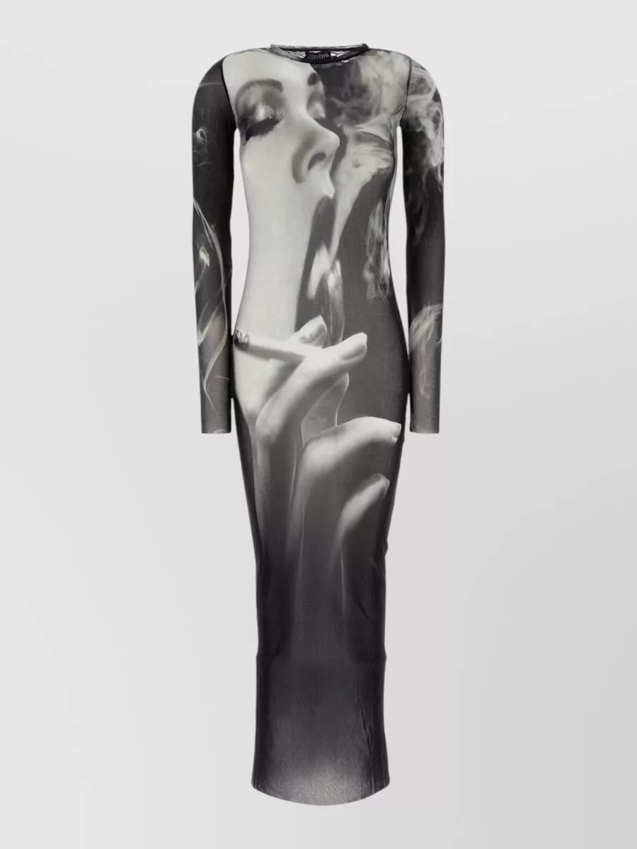 Jean Paul Gaultier printed maxi dress