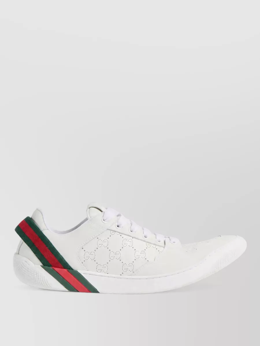 Gucci Leather Low-Top Sneakers
