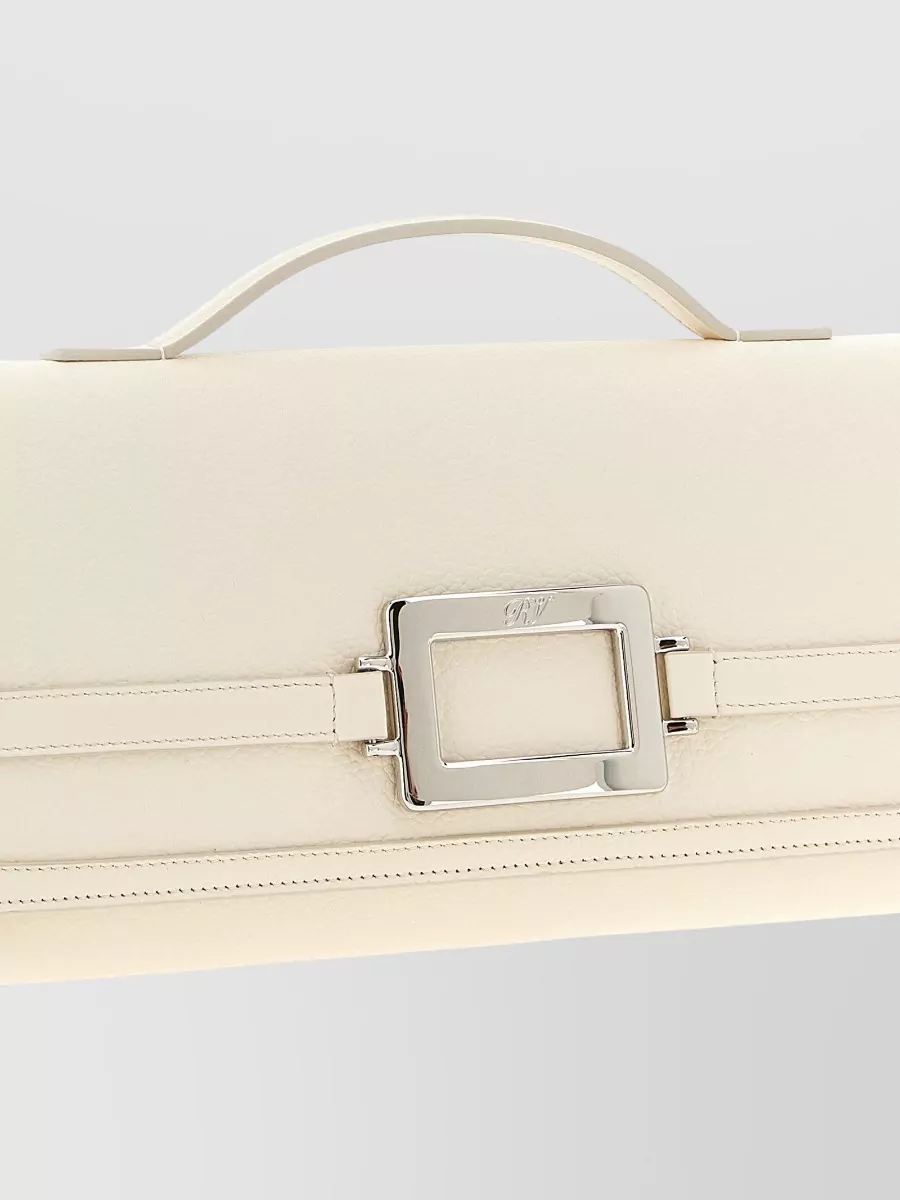 Roger Vivier Belle Vivier Clutch Bag Top Handle Chain