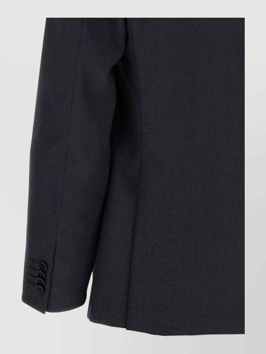 Zegna Wool Straight-Leg Tailored Trousers