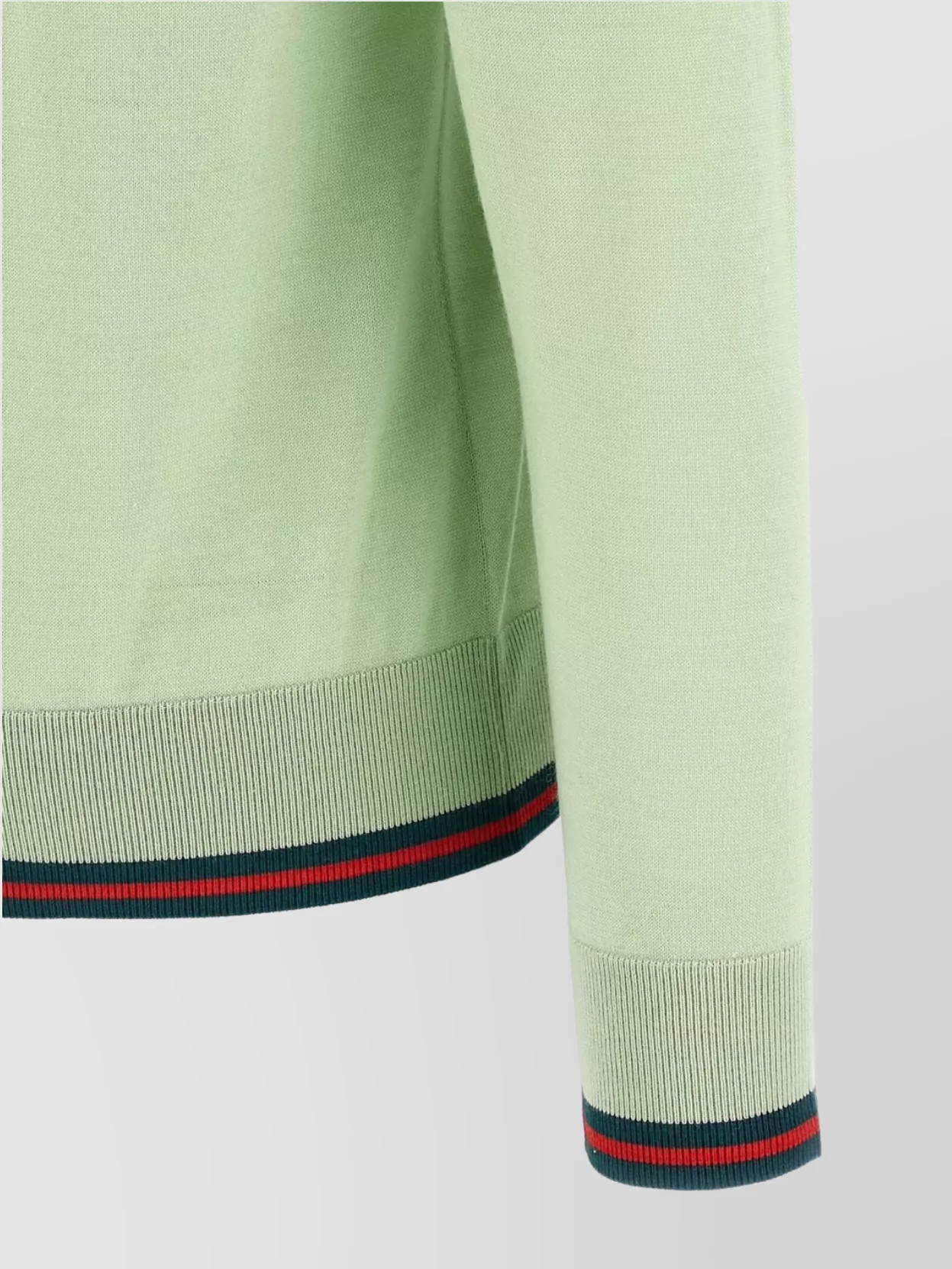 Gucci V-neck Cardigan Front Pockets In Green