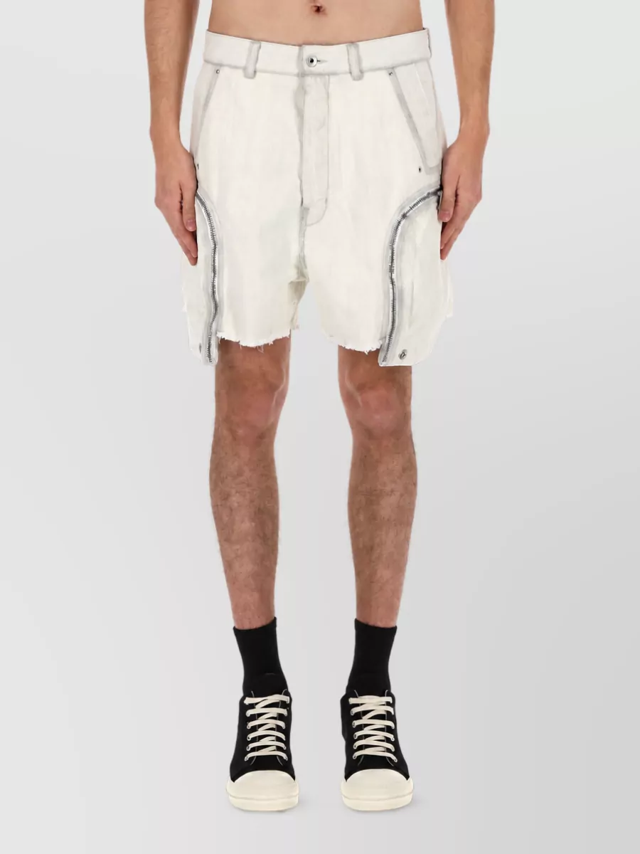 Rick Owens Drkshdw Cotton Bauhaus Cropped Trousers