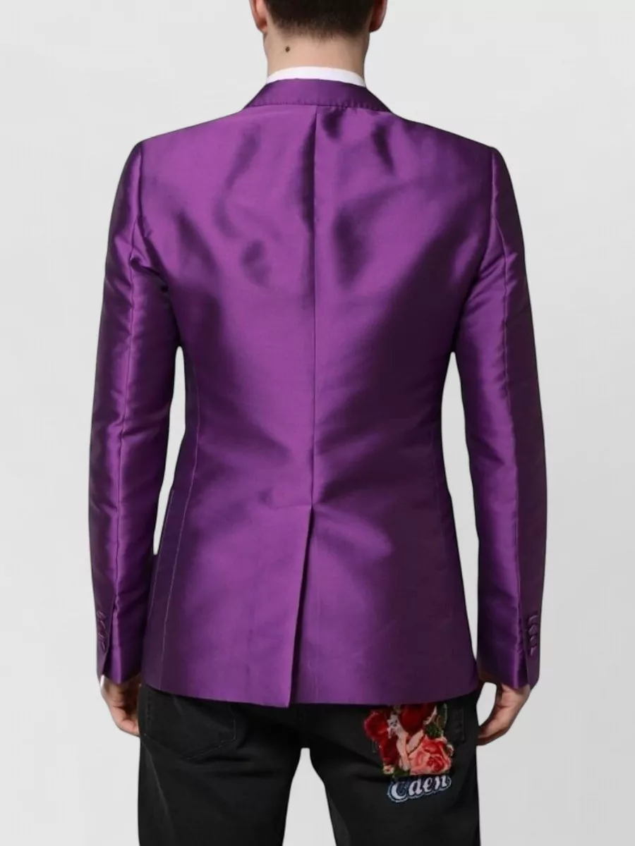 Dolce&Gabbana Silk Double Breasted Blazer