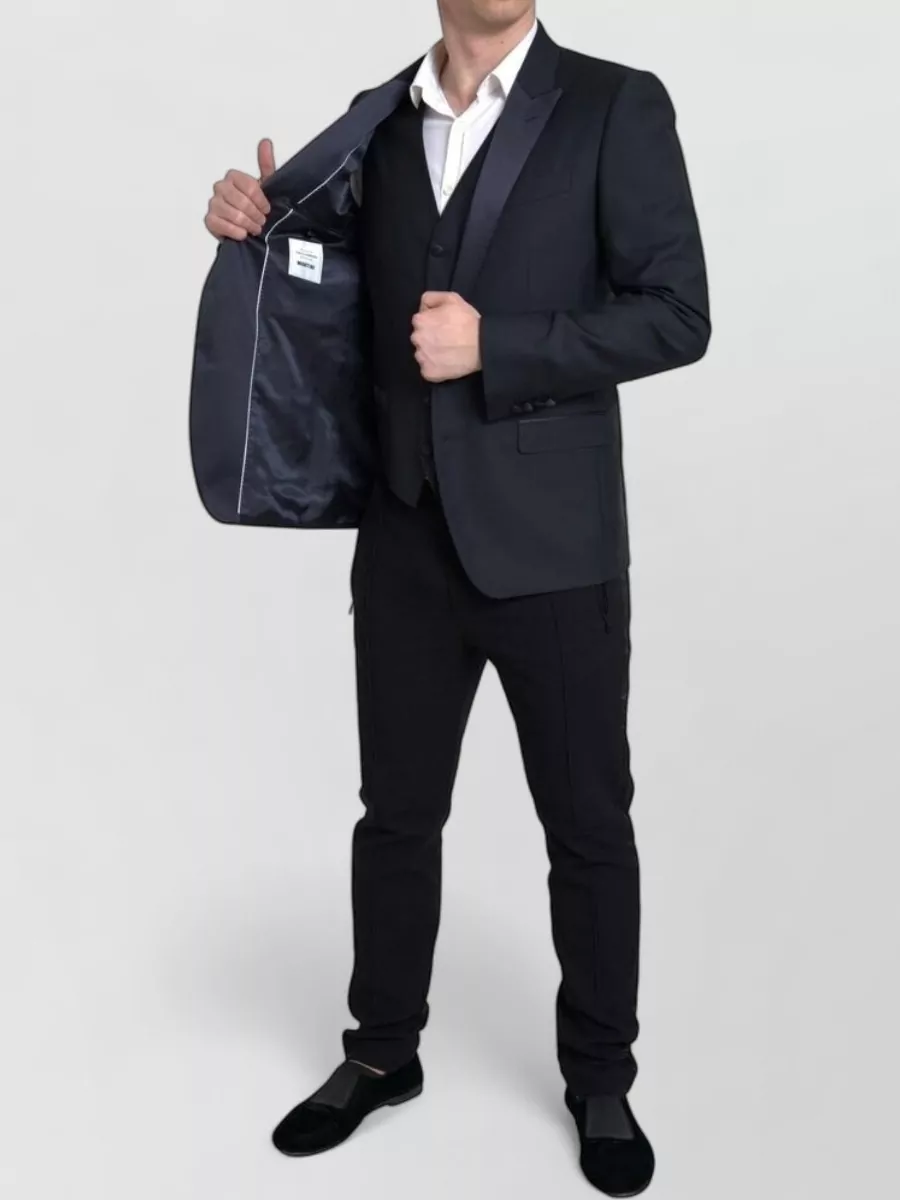 Dolce&Gabbana Wool Silk Single Breasted Suit